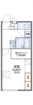 レオパレスプルメリアの物件間取画像